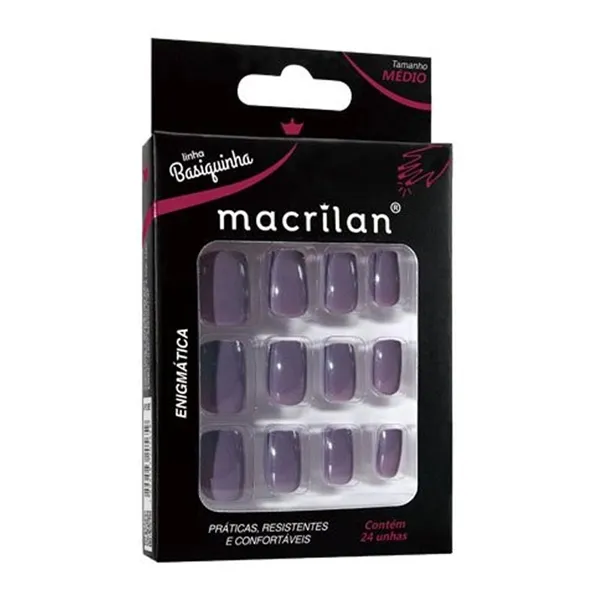 Unhas Postiças Tamanho Médio Macrilan Enigmática