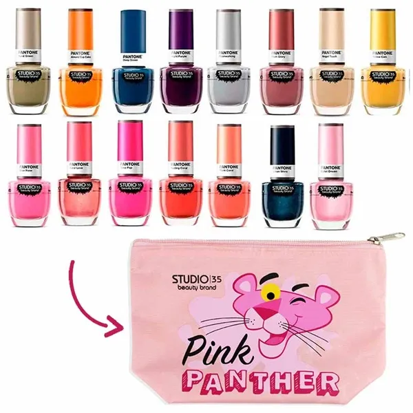 Kit c/15 Esmaltes Studio 35 Coleção Pantone + Nécessaire
