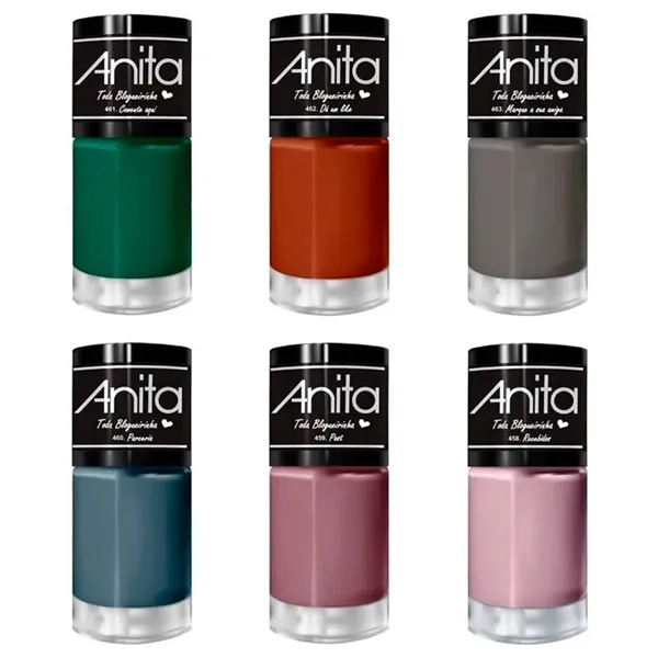 Kit c/6 Esmaltes Anita Coleção Toda Blogueirinha
