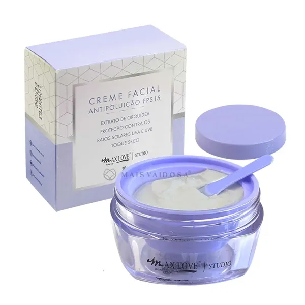 Creme Facial Antipoluição FPS15 Max Love