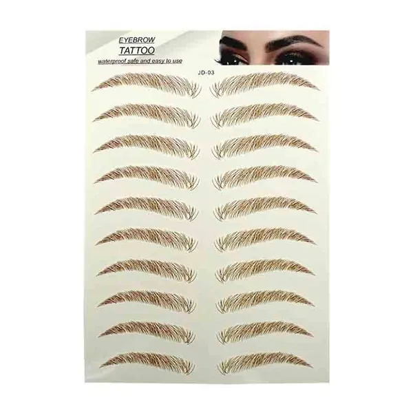 Tatuagem para Sobrancelha Semipermanente 3D JD-03