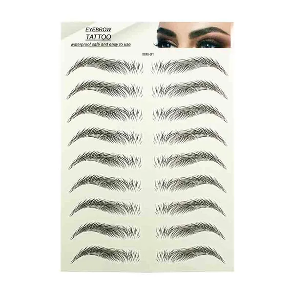 Tatuagem para Sobrancelha Semipermanente 3D MM-01