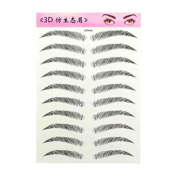 Tatuagem para Sobrancelha Semipermanente 3D STM-03