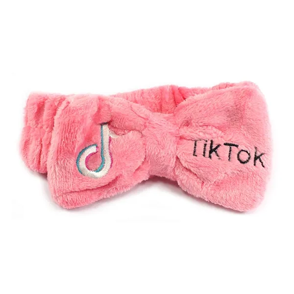 Faixa para Maquiagem Tik Tok Rosa