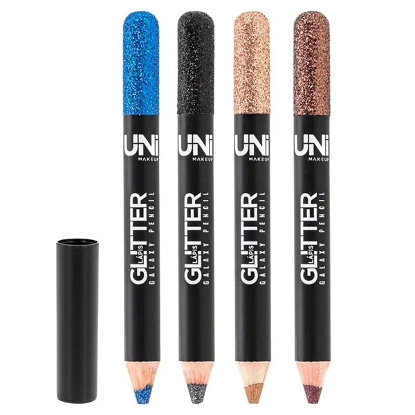 Lápis Glitter Galaxy Pencil Uni Makeup