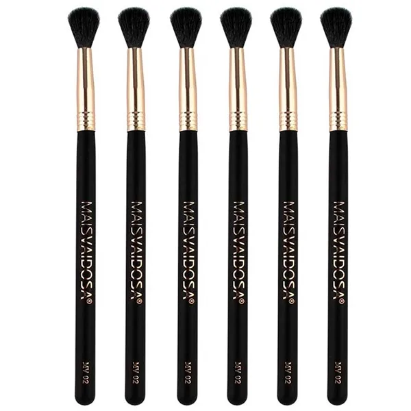 Kit com 6 Pincéis para Esfumar MV02 Mais Vaidosa PRO