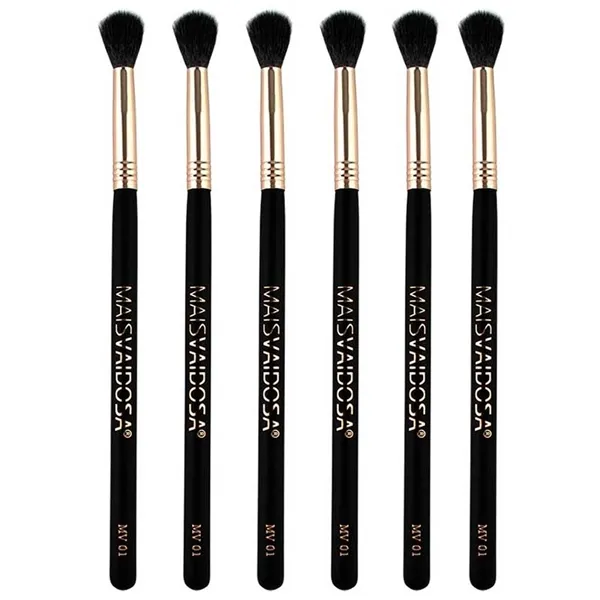 Kit com 6 Pincéis para Esfumar MV01 Mais Vaidosa PRO