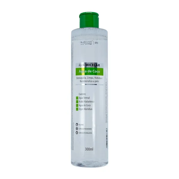 Água Micelar Água de Coco Max Love