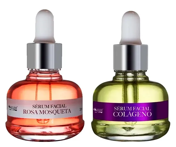 Sérum Facial Rosa Mosqueta + Colágeno c/ Ácido Hialurônico