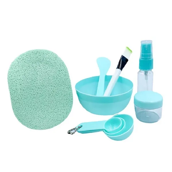 Kit Acessórios para SkinCare Verde Água