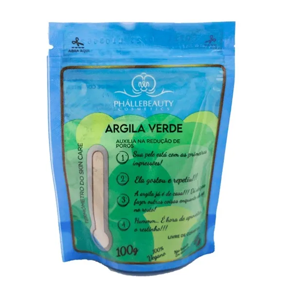 Argila em Pó Verde Phallebeauty
