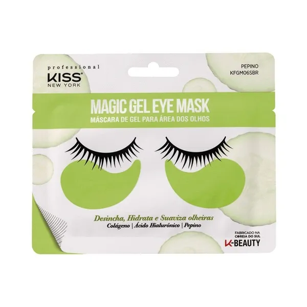 Máscara Para Área Dos Olhos Magic Gel Pepino - Kiss New York