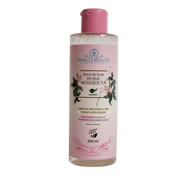 Água Micelar Rosa Mosqueta Phállebeauty