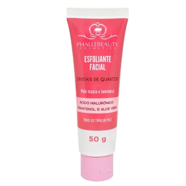 Esfoliante Facial Cristais de Quartzo Phállebeauty