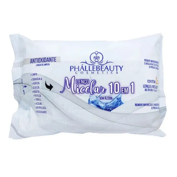Lenço Micelar 10 em 1 Phállebeauty