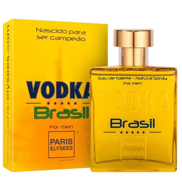 Vodka Brasil Amarelo Paris Elysees Perfume Mascuilino 100 Ml