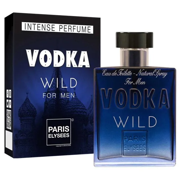 Vodka Wild Paris Elysees Perfume Masculino 100 Ml