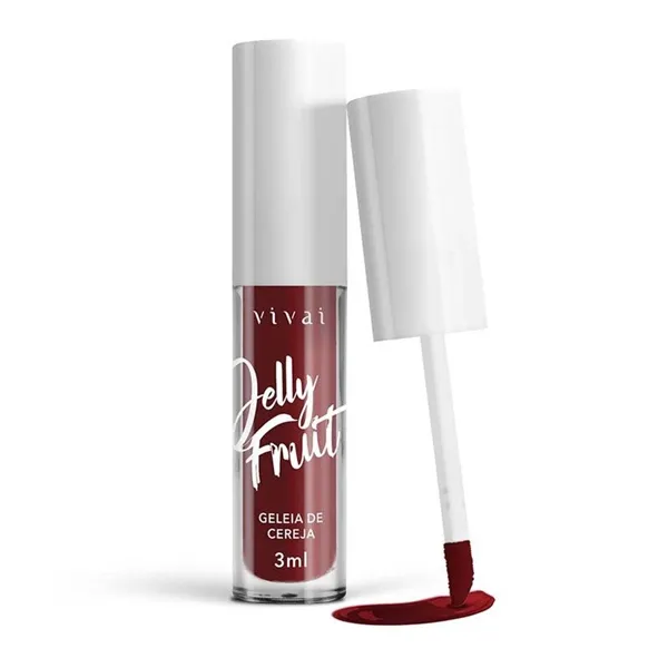 Geléia de Cereja Jelly Fruit Lip Tint Vivai