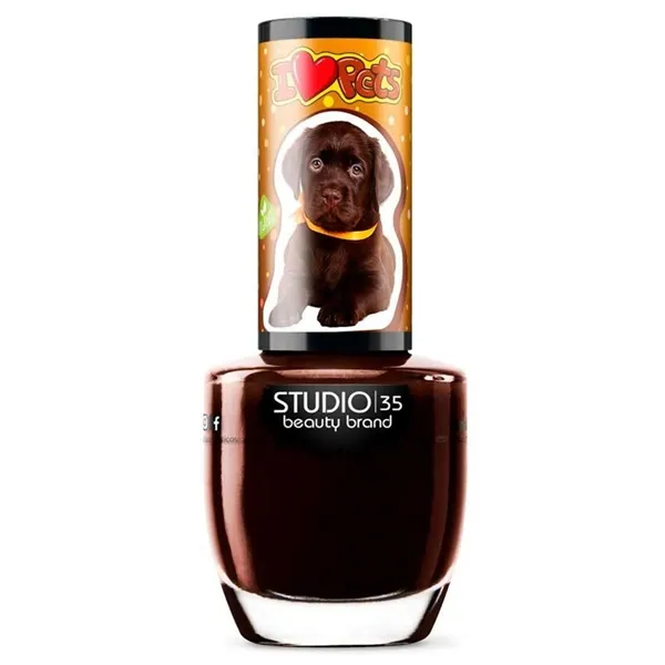 Esmalte Studio 35 Coleção #Ilovepets #LabradorChocolate 9ml