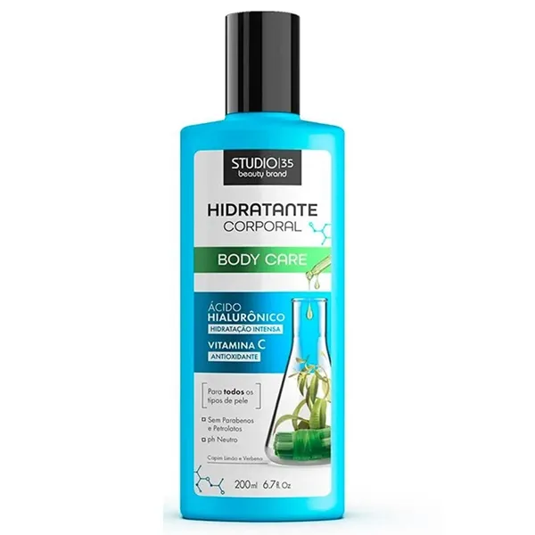 Loção Hidratante Capim Limão e Verbena Studio 35 200ml