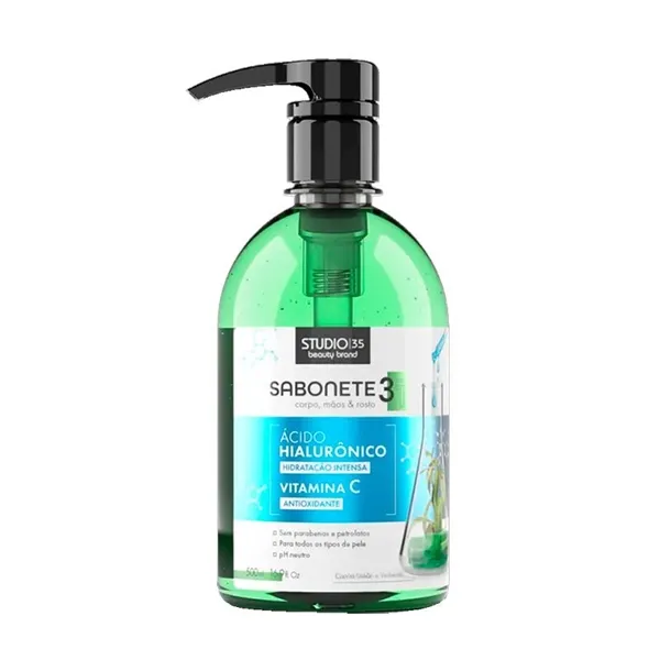 Sabonete Líquido 500ml Capim Limão e Verbena Studio 35