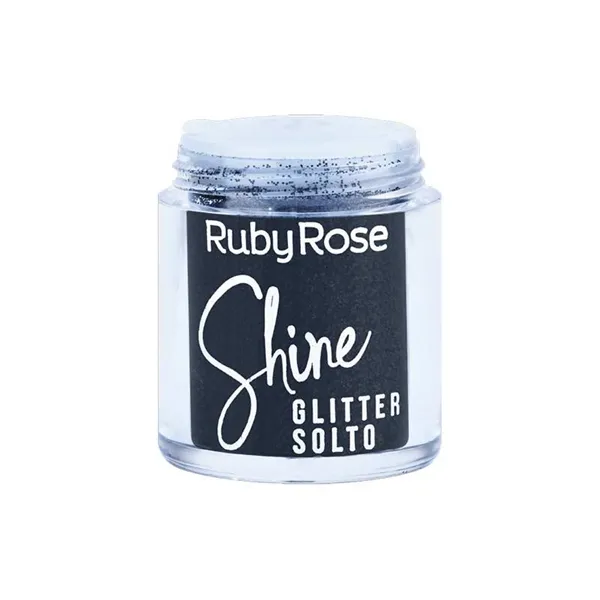 Glitter Solto para Olhos Shine Ruby Rose *Black
