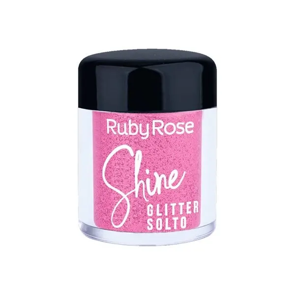 Glitter Solto para Olhos Shine Ruby Rose *Fuchsia 6g