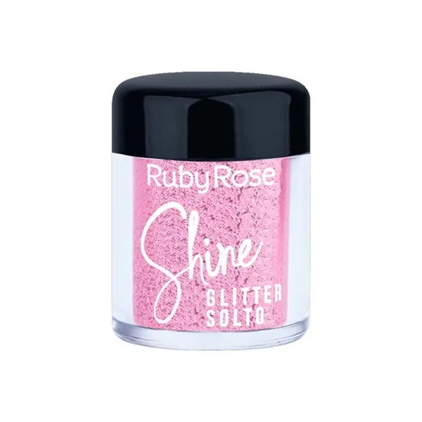 Glitter Solto para Olhos Shine Ruby Rose *Pink 6g