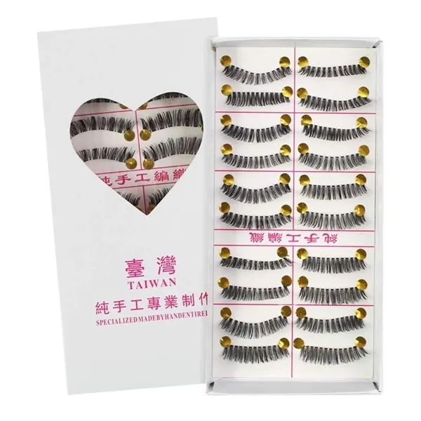 Caixa com 10 Pares de Cílios Postiços U13