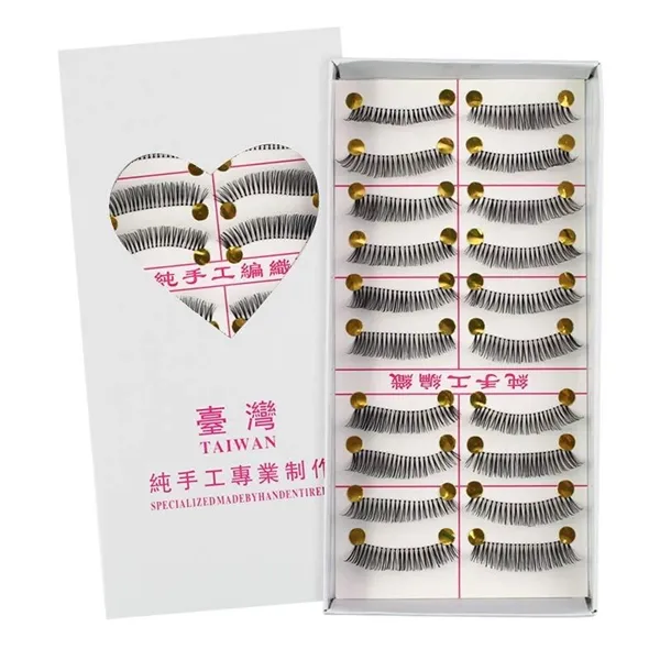 Caixa com 10 Pares de Cílios Postiços U01