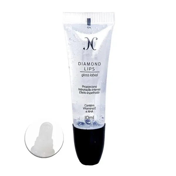 Gloss Labial Incolor Diamond Lips Nathalia Capelo 10ml