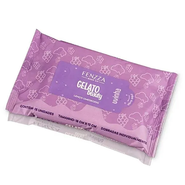 Lenço Umedecido Uvinha Gelato Beauty Fenzza