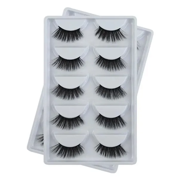 Caixa c/ 05 Pares de Cílios Postiços Cantoneira ML236