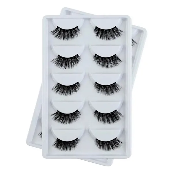 Caixa c/ 05 Pares de Cílios Postiços Cantoneira ML232