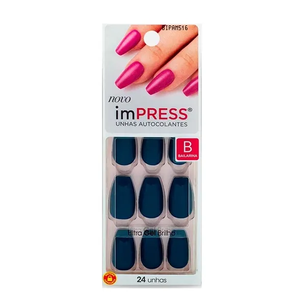 Unhas Postiças Bailarina Sapphire Impress Kiss New York