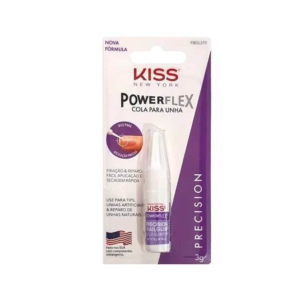 Cola para Unha Postiça Precision Kiss New York 3g