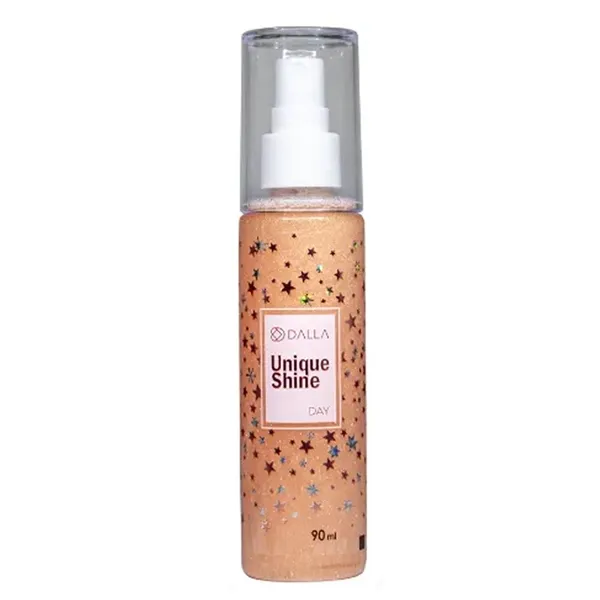 Bruma Iluminadora e Fixadora Unique Shine Day 03 Dalla Makeup 90ml