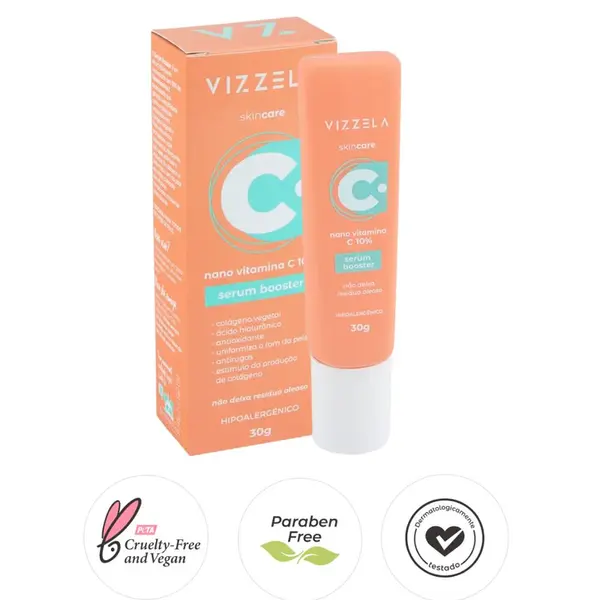 Sérum Booster Nano Vitamina C 10% Vizzela