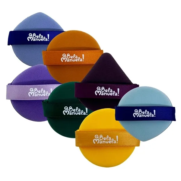 Kit 7 Esponjas De Maquiagem e Apoio Q Bela Manuela