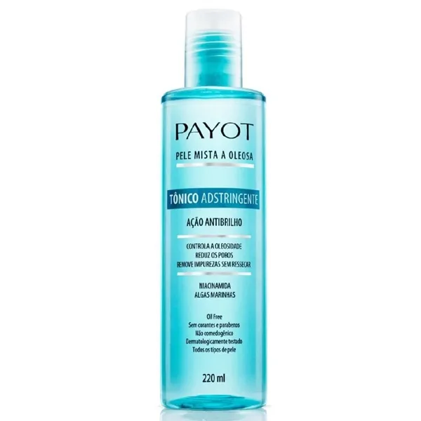 Tônico Adstringente Ação Antibrilho Payot 220ml