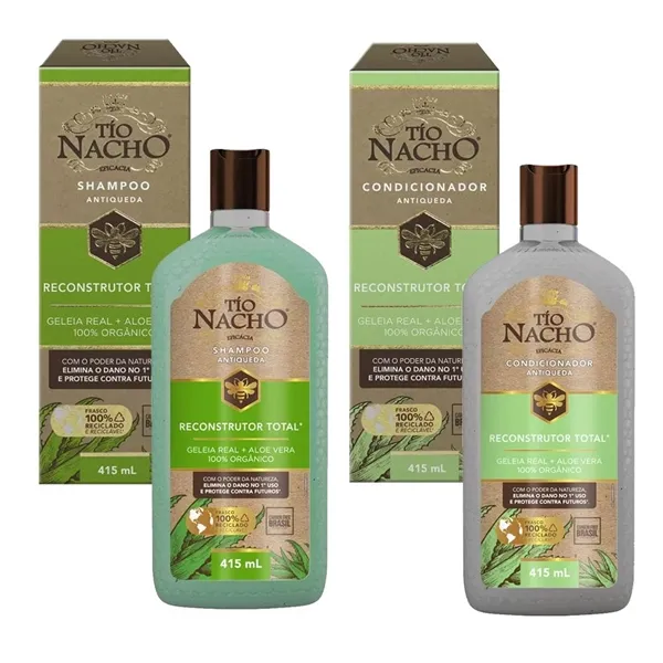 Kit Tio Nacho Reconstrutor Total Shampoo e Condicionador 415ml (2 produtos)