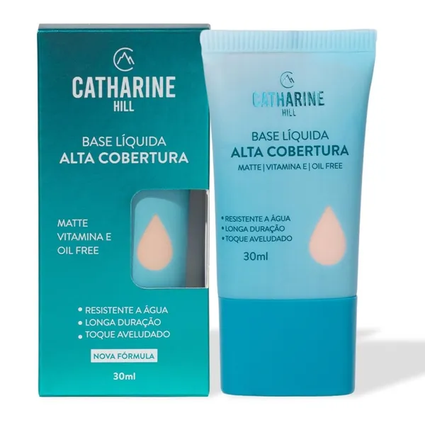 Base Líquida Alta Cobertura Catharine Hill | Nova 30ml