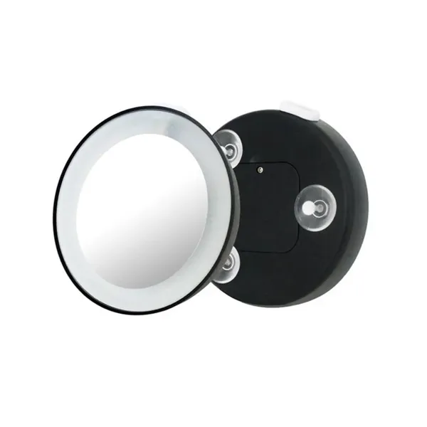 Espelho de Aumento 15x Com Ventosa e Luz Klass Vough