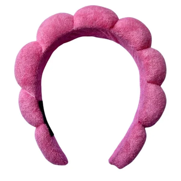 Tiara Nuvem SALMÃO Almofadada para Maquiagem