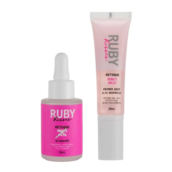 Kit Blindagem e Primer Grip Alta Aderência Ruby Kisses