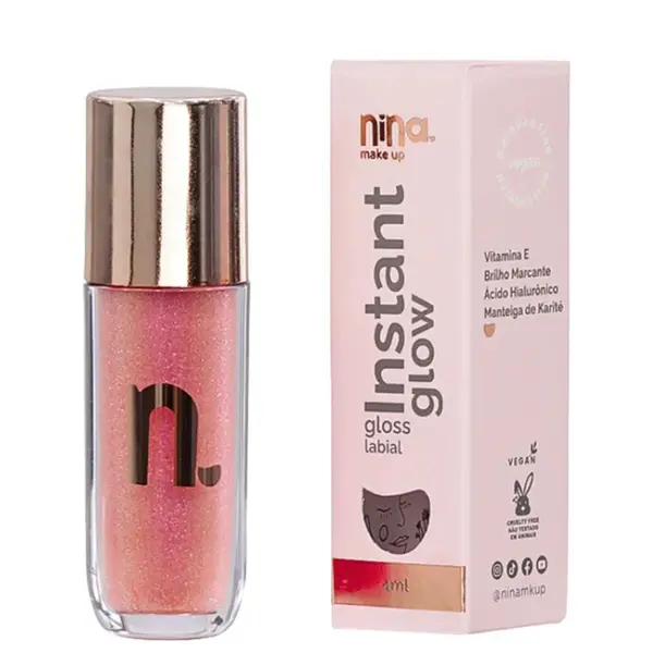 Gloss Labial Instant Glow Sun Stone Nina Makeup