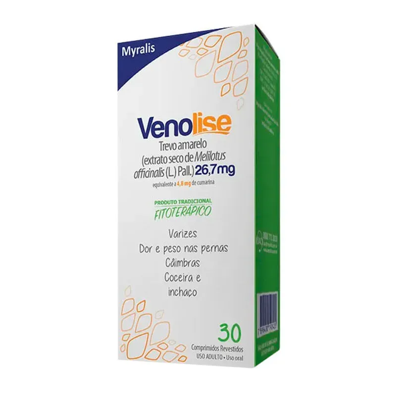 Venolise 26,7mg 30 Comprimidos Revestidos