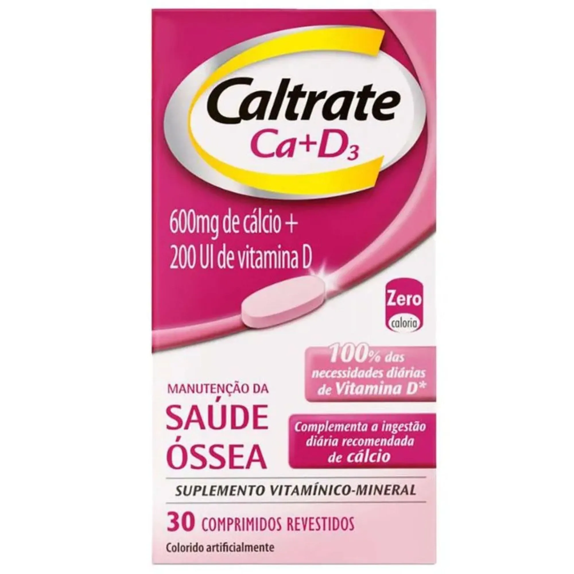 Caltrate Ca 600mg + D3 200u 30 Comprimidos