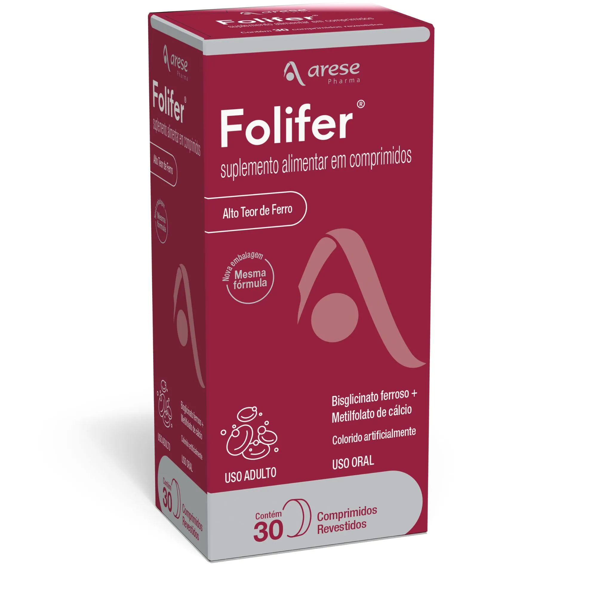 Folifer 150mg/5mg 30 Comprimidos