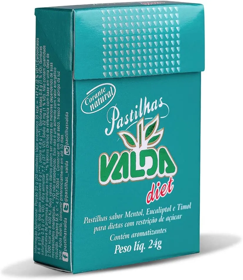 Pastilha Valda Diet 24g